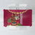 Hawaii Plumeria Lei Tablecloth Tiki and Kakau Pattern Pink Color