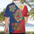 Philippines MassKara Hawaiian Shirt Filipino Carnival Mask and Polynesian Pattern