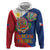 Philippines MassKara Hoodie Filipino Carnival Mask and Polynesian Pattern