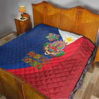 Philippines MassKara Quilt Filipino Carnival Mask and Polynesian Pattern