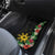 Tropical Hawaii and Philippines Car Mats Kanaka Maoli and Sun Badge Batok Tattoo Colorful