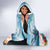New Zealand Merry Christmas Hooded Blanket Kiwi Birds Snow Boarding-Vibrant Tropical Flower - Polynesian Pride
