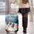 New Zealand Merry Christmas Luggage Cover Kiwi Birds Snow Boarding-Vibrant Tropical Flower - Polynesian Pride