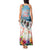 New Zealand Merry Christmas Tank Maxi Dress Kiwi Birds Snow Boarding-Vibrant Tropical Flower - Polynesian Pride