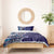Samoan Siapo Art Tattoo Polynesian Pattern Bedding Set Navy Color - Polynesian Pride