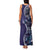 Samoan Siapo Art Tattoo Polynesian Pattern Family Matching Tank Maxi Dress and Hawaiian Shirt Navy Color - Polynesian Pride