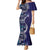 Samoan Siapo Art Tattoo Polynesian Pattern Mermaid Dress Navy Color - Polynesian Pride