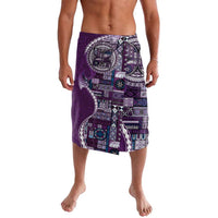 Samoan Siapo Art Tattoo Polynesian Pattern Lavalava Purple Color - Polynesian Pride