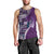 Samoan Siapo Art Tattoo Polynesian Pattern Men Tank Top Purple Color - Polynesian Pride