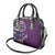 Samoan Siapo Art Tattoo Polynesian Pattern Shoulder Handbag Purple Color - Polynesian Pride