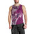 Samoan Siapo Art Tattoo Polynesian Pattern Men Tank Top Pink Color - Polynesian Pride