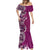 Samoan Siapo Art Tattoo Polynesian Pattern Mermaid Dress Pink Color - Polynesian Pride