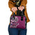 Samoan Siapo Art Tattoo Polynesian Pattern Shoulder Handbag Pink Color - Polynesian Pride