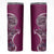 Samoan Siapo Art Tattoo Polynesian Pattern Skinny Tumbler Pink Color - Polynesian Pride