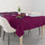 Samoan Siapo Art Tattoo Polynesian Pattern Tablecloth Pink Color - Polynesian Pride