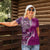 Samoan Siapo Art Tattoo Polynesian Pattern Women Polo Shirt Pink Color - Polynesian Pride