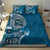 Samoan Siapo Art Tattoo Polynesian Pattern Bedding Set Teal Color - Polynesian Pride