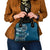 Samoan Siapo Art Tattoo Polynesian Pattern Shoulder Handbag Teal Color - Polynesian Pride