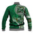 Samoan Siapo Art Tattoo Polynesian Pattern Baseball Jacket Green Color - Polynesian Pride
