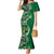 Samoan Siapo Art Tattoo Polynesian Pattern Mermaid Dress Green Color - Polynesian Pride