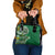 Samoan Siapo Art Tattoo Polynesian Pattern Shoulder Handbag Green Color - Polynesian Pride