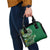 Samoan Siapo Art Tattoo Polynesian Pattern Shoulder Handbag Green Color - Polynesian Pride