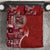 Samoan Siapo Art Tattoo Polynesian Pattern Bedding Set Red Color - Polynesian Pride