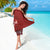 Samoan Siapo Art Tattoo Polynesian Pattern Sarong Red Color - Polynesian Pride