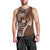 Samoan Siapo Art Tattoo Polynesian Pattern Men Tank Top Brown Color - Polynesian Pride