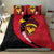 Papua New Guinea Mask Festival Bedding Set Papua Niugini Tribe Mask Melanesian Pattern