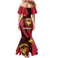 Papua New Guinea Mask Festival Mermaid Dress Papua Niugini Tribe Mask Melanesian Pattern LT03 - Polynesian Pride