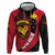 Papua New Guinea Mask Festival Zip Hoodie Papua Niugini Tribe Mask Melanesian Pattern