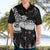 New Zealand Kea Bird Hawaiian Shirt Maori Tattoo and Silver Fern Black Color