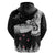 New Zealand Kea Bird Hoodie Maori Tattoo and Silver Fern Black Color