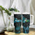 New Zealand Kea Bird Tumbler With Handle Maori Tattoo and Silver Fern Paua Shell Style