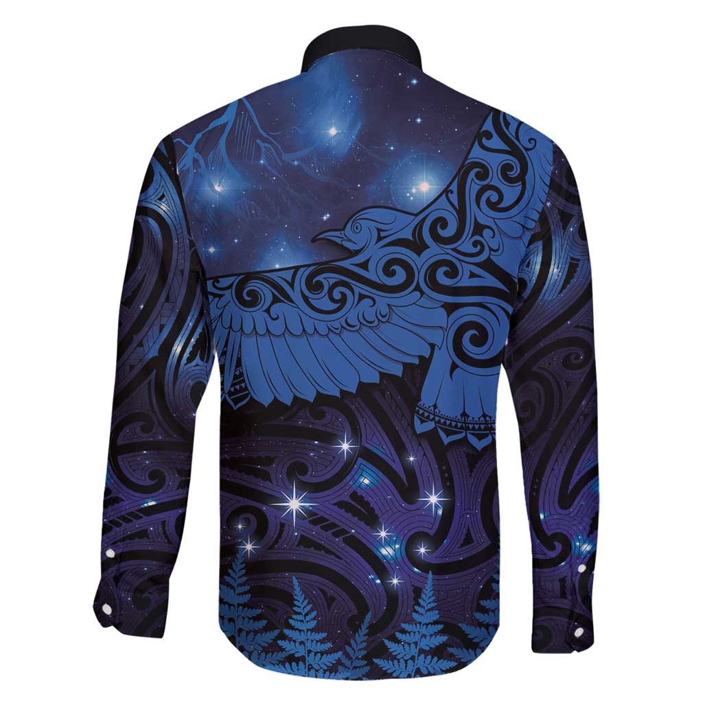 New Zealand Kea Bird Family Matching Tank Maxi Dress and Hawaiian Shirt Maori Tattoo and Silver Fern Matariki Style