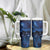 New Zealand Kea Bird Tumbler With Handle Maori Tattoo and Silver Fern Matariki Style