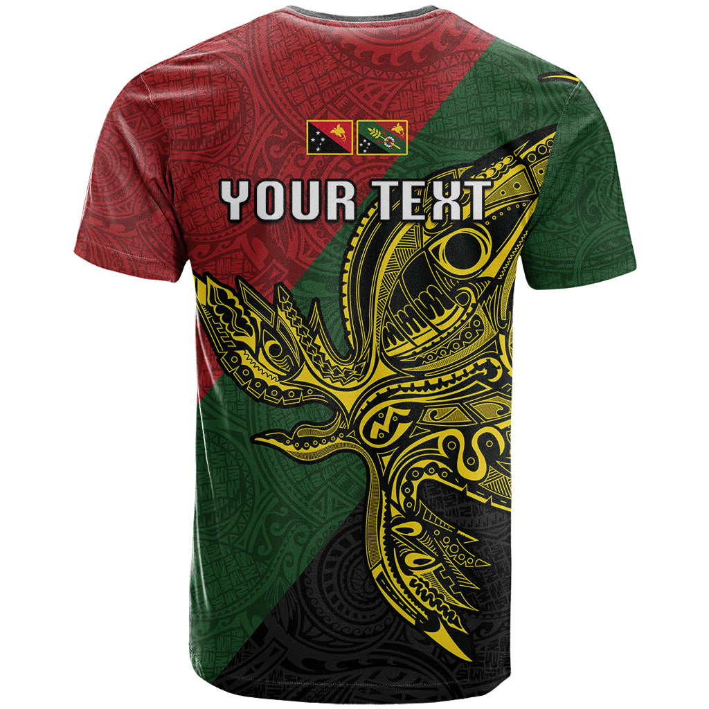 Custom Papua New Guinea Chimbu Province T Shirt PNG Birds Of Paradise Polynesian Arty Style LT03 - Polynesian Pride