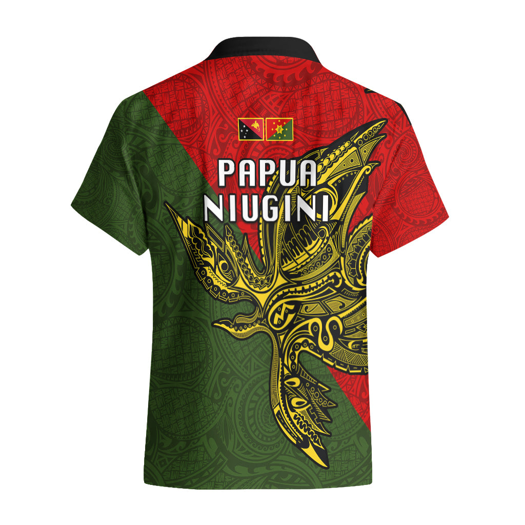 Papua New Guinea Eastern Highlands Province Hawaiian Shirt PNG Birds Of Paradise Polynesian Arty Style LT03 - Polynesian Pride