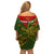 Custom Papua New Guinea Eastern Highlands Province Off Shoulder Short Dress PNG Birds Of Paradise Polynesian Arty Style LT03 - Polynesian Pride