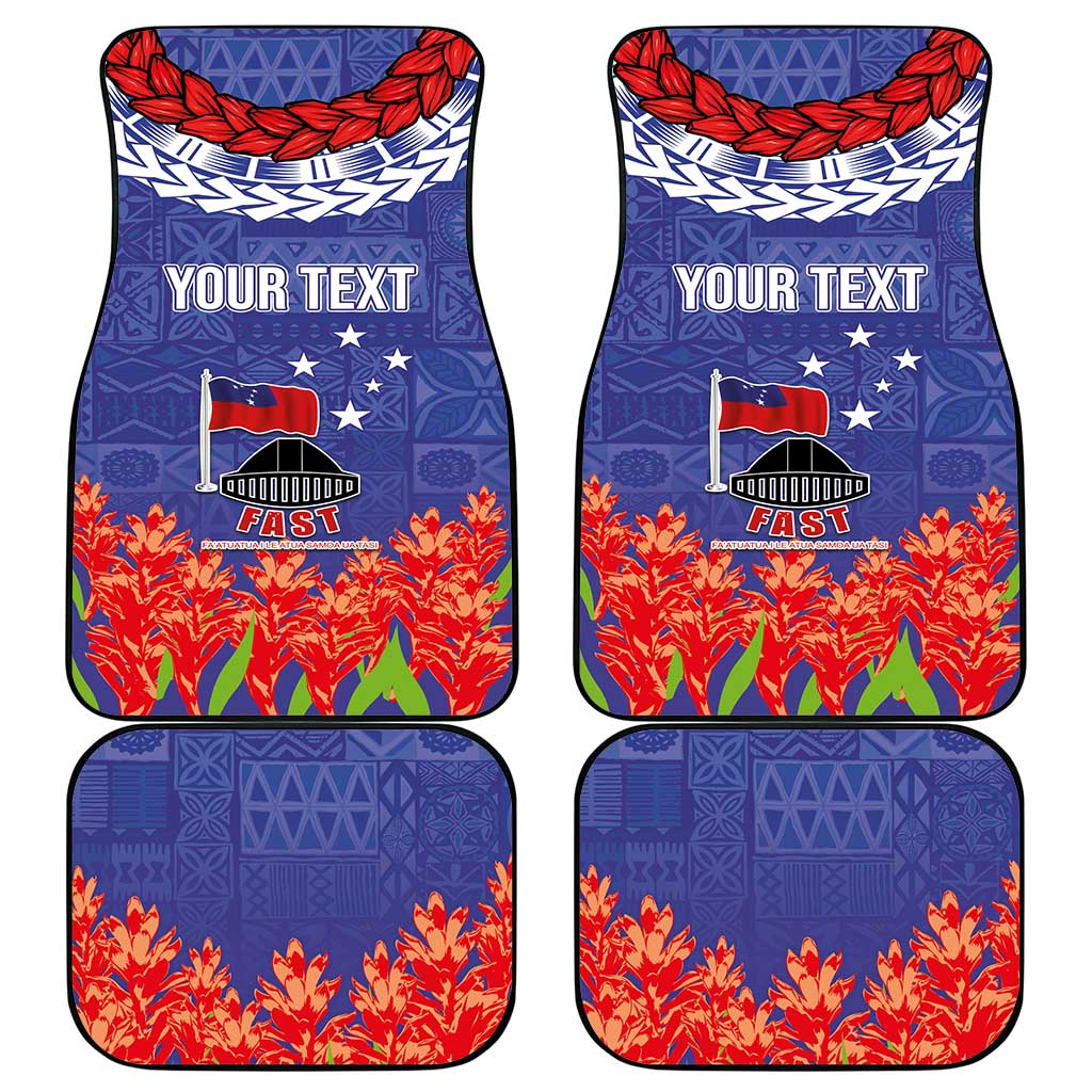 FAST Party Samoa Car Mats Ula Fala Teuila Polynesian Tapa Pattern