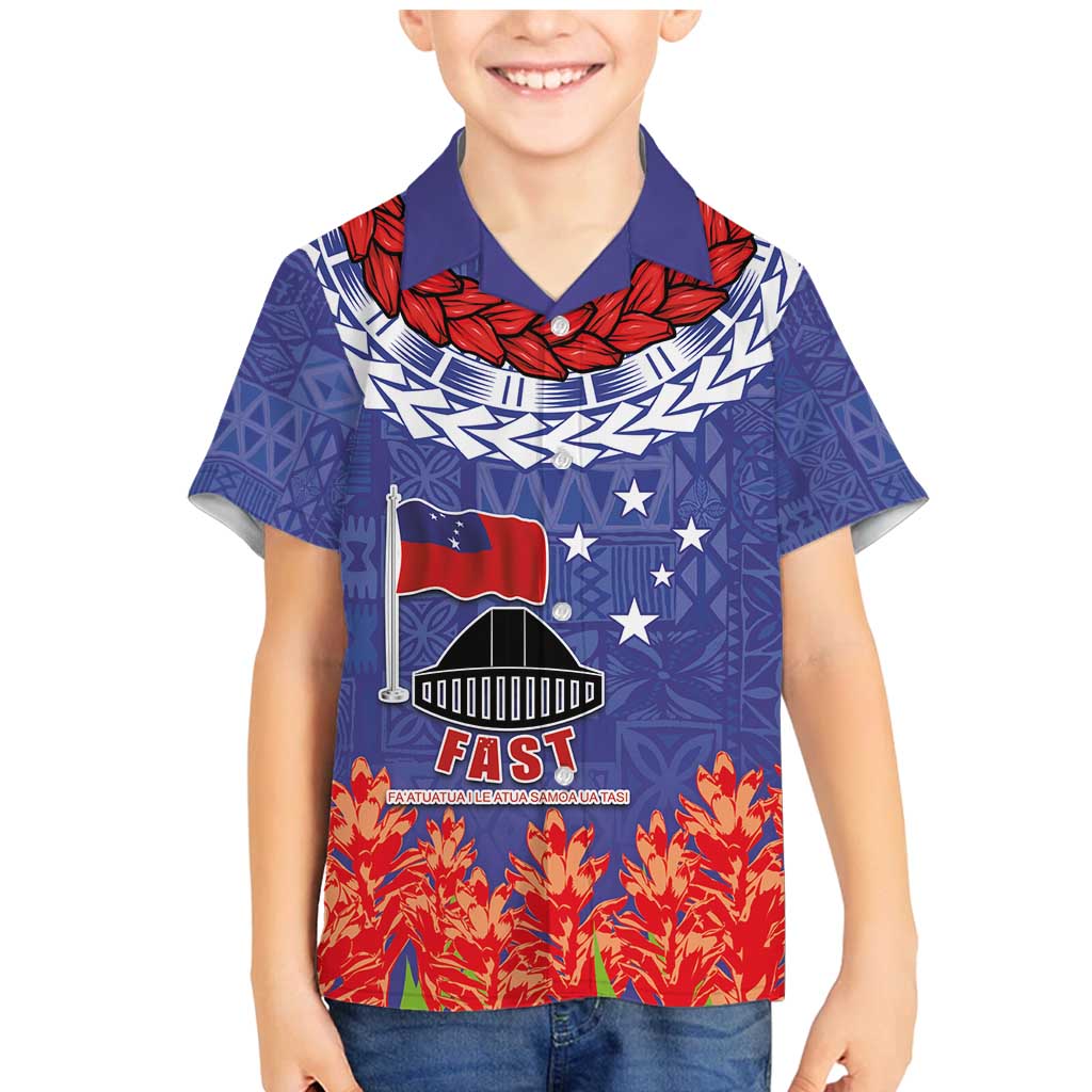 FAST Party Samoa Family Matching Mermaid Dress and Hawaiian Shirt Ula Fala Teuila Polynesian Tapa Pattern