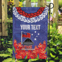 FAST Party Samoa Garden Flag Ula Fala Teuila Polynesian Tapa Pattern