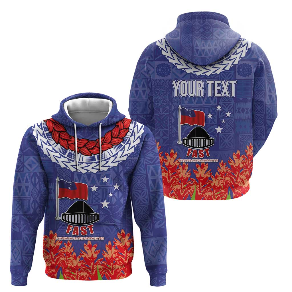 FAST Party Samoa Hoodie Ula Fala Teuila Polynesian Tapa Pattern