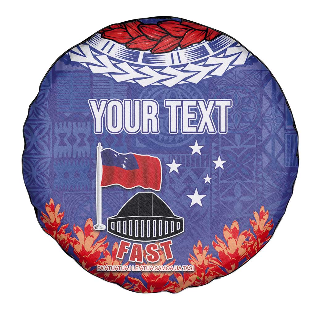 FAST Party Samoa Spare Tire Cover Ula Fala Teuila Polynesian Tapa Pattern