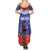 FAST Party Samoa Summer Maxi Dress Ula Fala Teuila Polynesian Tapa Pattern