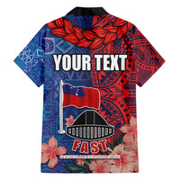 CHOGM FAST Samoa 2024 Hawaiian Shirt Samoan Tapa Tribal and Ornament Pattern with Hibiscus