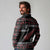 New Zealand Christmas Long Sleeve Polo Shirt Meri Kirihimete Silver Fern Knit Style Red Color - Polynesian Pride