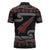 New Zealand Christmas Zipper Polo Shirt Meri Kirihimete Silver Fern Knit Style Red Color - Polynesian Pride