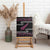 New Zealand Christmas Canvas Wall Art Meri Kirihimete Silver Fern Knit Style Pink Color - Polynesian Pride